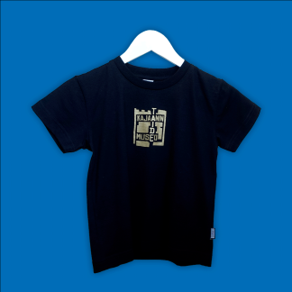 Kajaani Art Museum children's T-shirt black